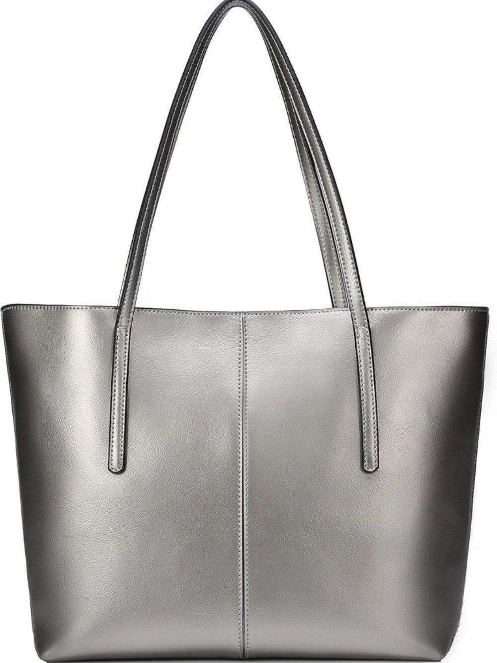 Stylish Women's Genuine Leather Tote Shoulder Bag - Soft & Versatile Handbag